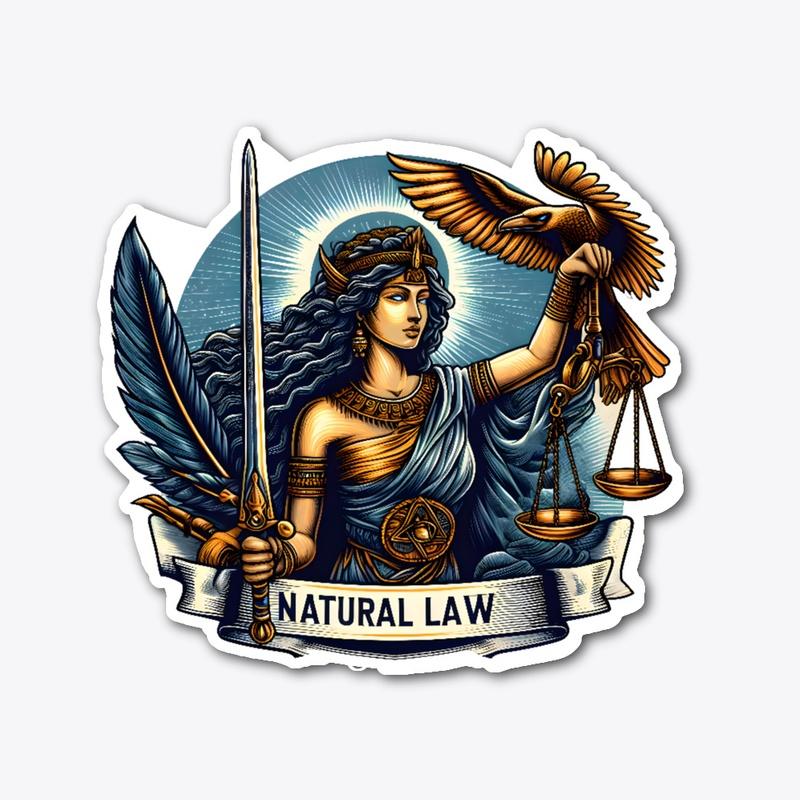 NATURAL LAW LADY OF JUSTICE